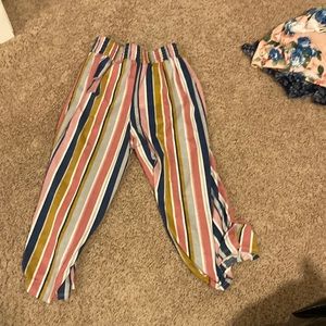 Sweatpants like, comfortable got them from Tjmaxx